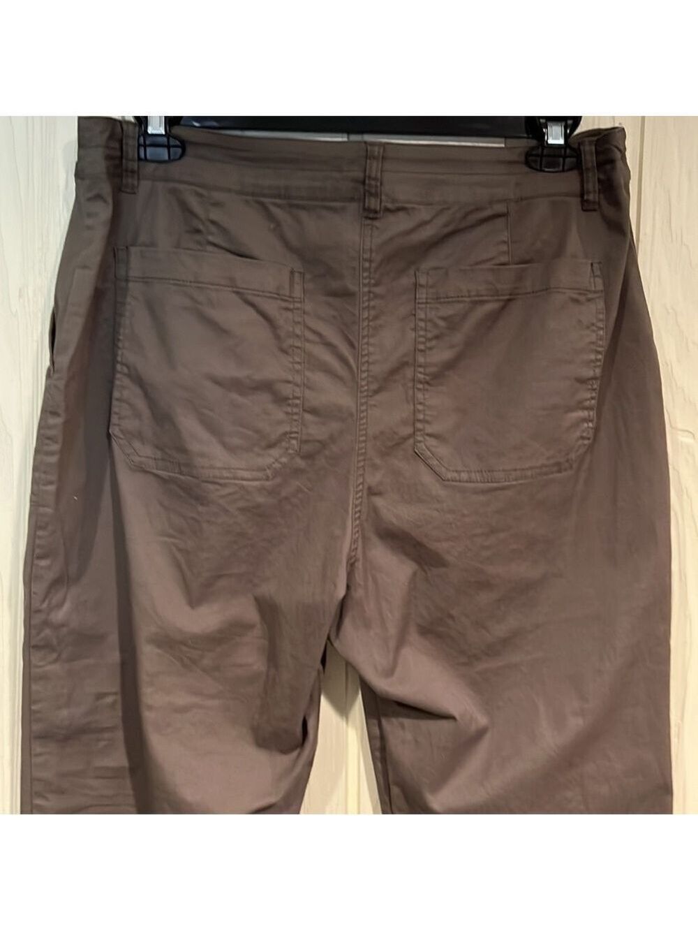 Violets & ROSES Olive Green Cropped Ankle Pants size 16 - Picture 4 of 11